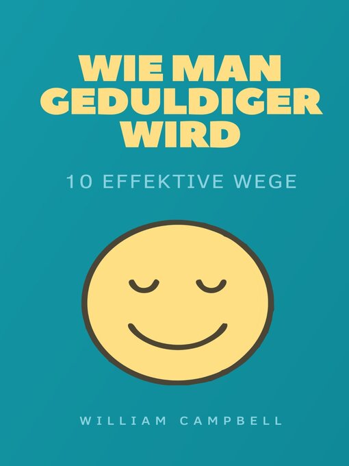 Cover image for Wie man geduldiger wird